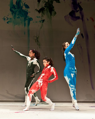 Meadows student dancers rehearse of Shen Wei's The New You